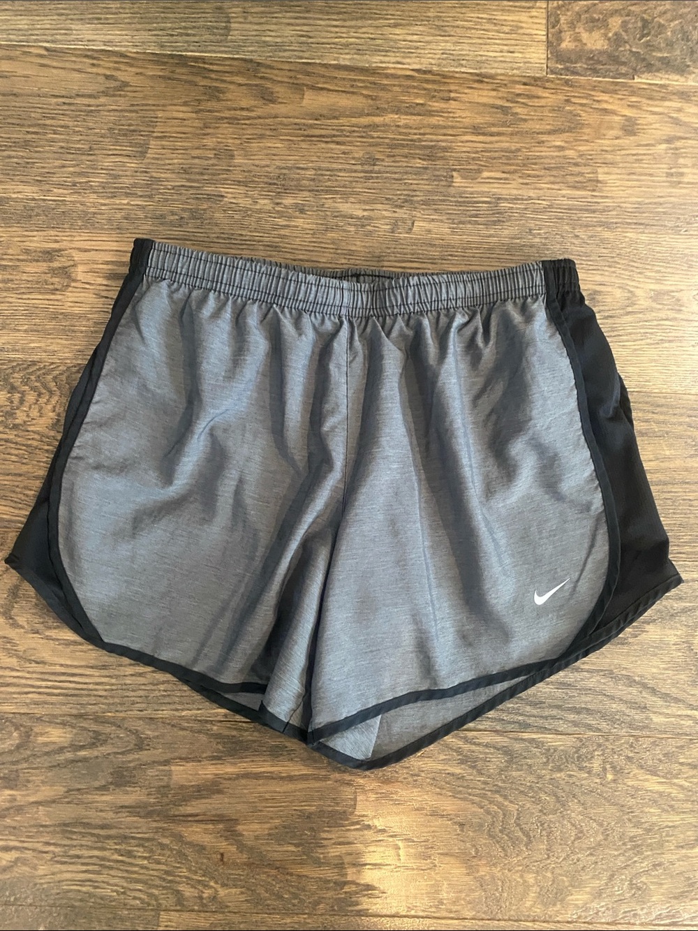 Nike Gray and Black Athletic Girls' Shorts